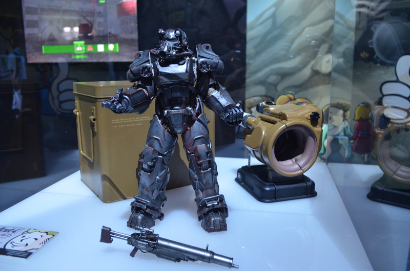 The Bethesda booth showed off a LOT of cool statues